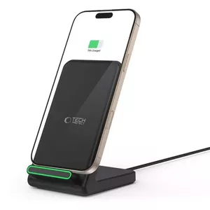 Беспроводное зарядное устройство Tech‑Protect A40 QI 15W, чёрное, стандарт Qi, выход 15 Вт