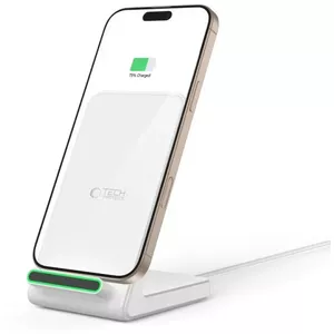 Беспроводное зарядное устройство Tech‑Protect A40 QI15W White — беспроводная Qi-площадка 15 Вт