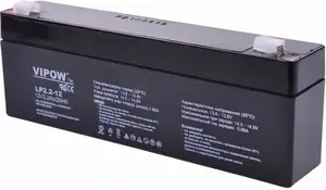 Akumulators VIPOW 12V 2.2Ah BAT0220 — hermētisks svina‑skābes akumulators priekš UPS un rezerves barošanas