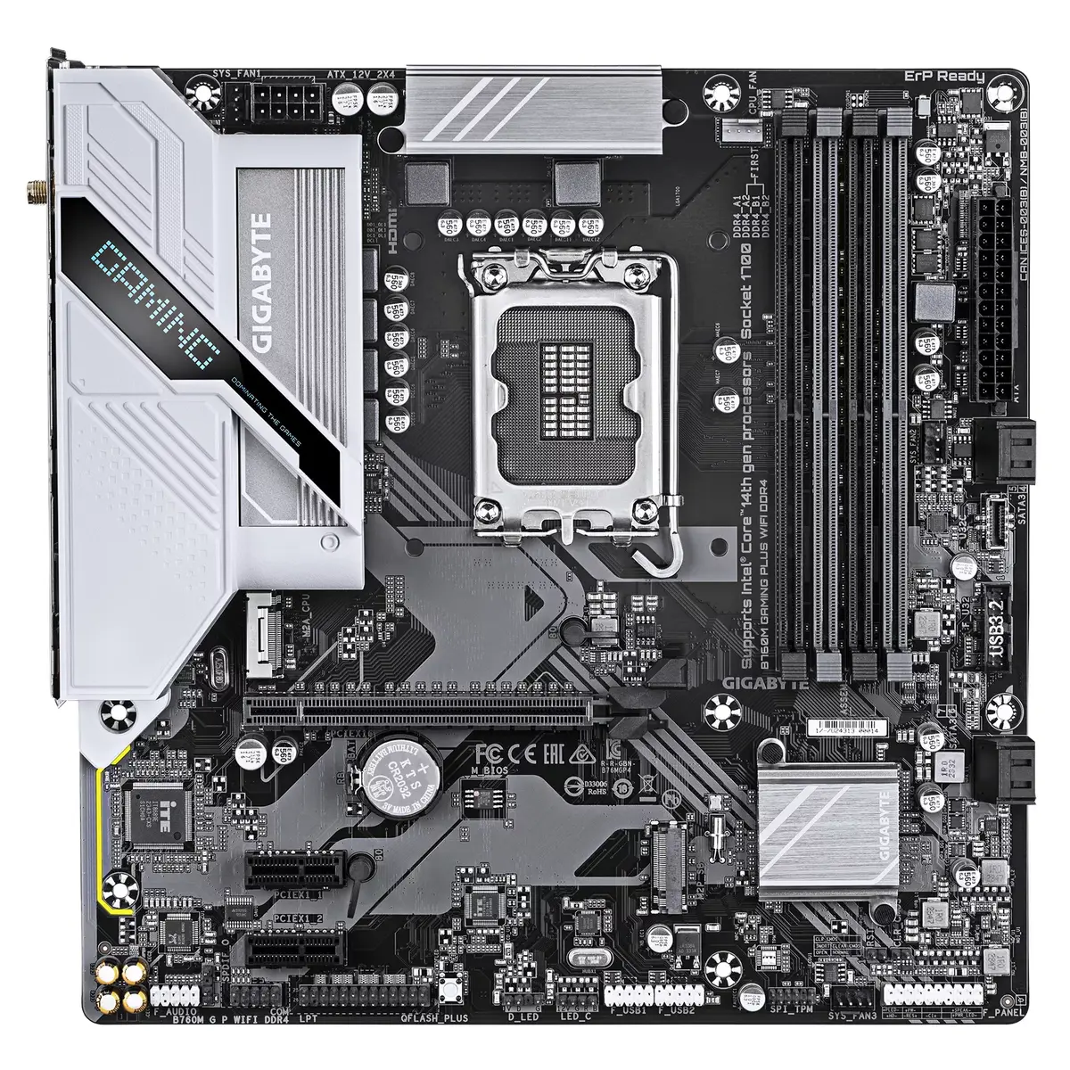 Материнская плата GIGABYTE B760M GAMING PLUS WIFI DDR4, B760M G P WIFI DDR4 Photo 2