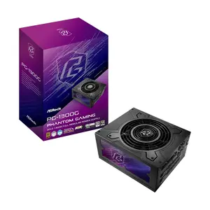 Блок питания ASROCK Phantom Gaming PG-1300G 1300 Вт ATX 20+4 pin 80 PLUS Gold, вентилятор 135 мм, чёрный