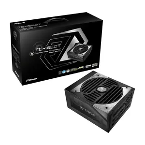 Блок питания ASROCK Taichi TC-1650T 1650 Вт 20+4 pin ATX 80 PLUS Titanium, вентилятор 135 мм, черный