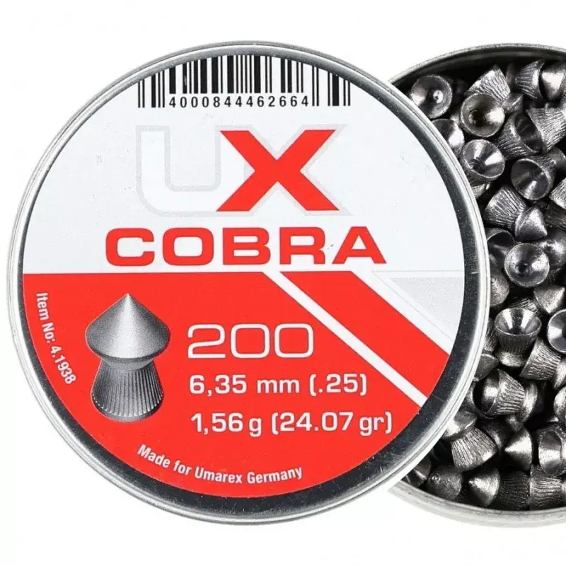 Gun pellet UMAREX Pointed Ribbed Shot Cobra 6.35 mm Photo 2