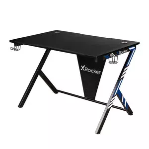 Spēļu galds X Rocker Home Ocelot Zilās Sarkanās Uzlīmes Tērauds Taisnstūra