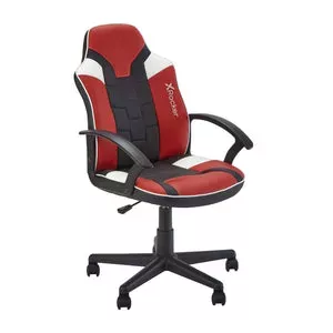 Spēļu krēsls X Rocker 5120101 Polsterēta sēdeklis Melns Sarkans Balts