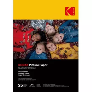 Foto papīrs Kodak A4 glancēts 180 g/m², 25 loksnes