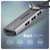 Axagon HMC-H3A USB-C 4in1 хаб Photo 2
