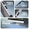 Axagon HMC-H3A USB-C 4in1 хаб Photo 3