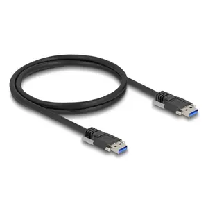 USB Cable DeLOCK 81254 1m USB A Black 5 Gbit/s