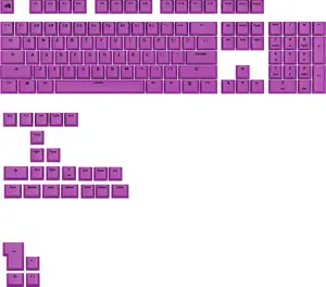 Keycaps GLORIOUS GPBT Basics ANSI Layout PBT keycap set, durable PBT, ANSI layout