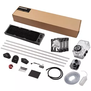 Liquid cooling kit Phanteks EZ-Fit 360 D30-Kit 12 cm Black Transparent