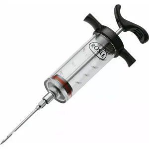Marinade injector Rosle 25058, 50 ml, black/transparent, 80×230×40 mm