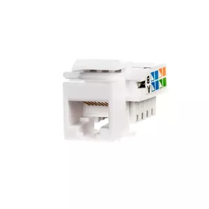 Модуль Keystone Netrack 105-01 Плоский Белый RJ-45 23x30x23мм