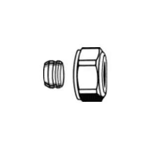 Clamp connector Heimeier 3831-18.351 for 3/4" pipe, Ø18 mm
