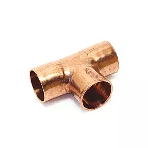 Copper Equal Tee 15 mm VIEGA N24 – plumbing fitting for equal branch connections
