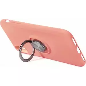 SiliconeRing silicone ring for iPhone 11 Pro, clear pink, standard size