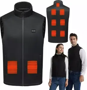 Heated Vest Mozos HV4-XL unisex XL size, battery-heated body warmer HV4-XL
