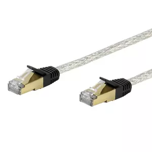 Network Cable Vivanco CAT 6e 2.0m RJ45 Transparent White