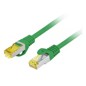 Networking cable Lanberg PCF6A-10CU-0050-G RJ-45 Cat6a 0.5 m Green