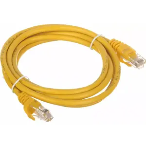 Patchcord RJ45 1.8 m yellow, RBLINE – Ethernet network cable, 1.8m length