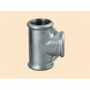 Tee fitting Hydroland Galvanized 1" Cast Iron — 1 inch pipe branch
