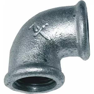 Отвод (угловой фитинг) INVENA 3/4" оцинкованный ZO-02-020