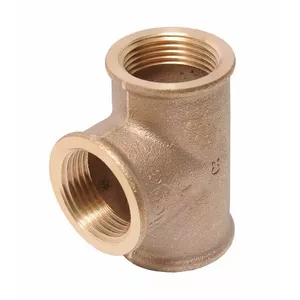 VIEGA Tee 1" bronze 264260 — plumbing tee fitting, 1-inch bronze