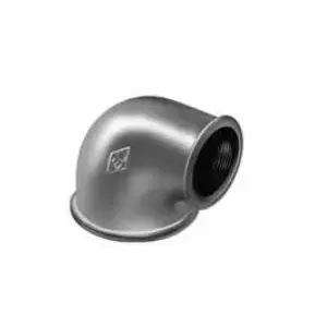 Plumbing elbow Atusa 09021043, reducer 3/4" × 1/2", black finish