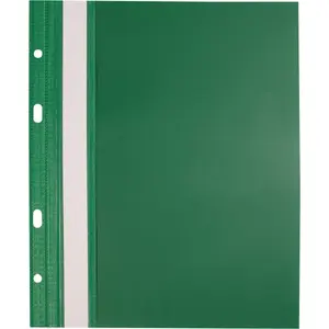 Folder Biurfol A5 hard hanging green, pack of 10 — A5 hanging file folders, rigid cover