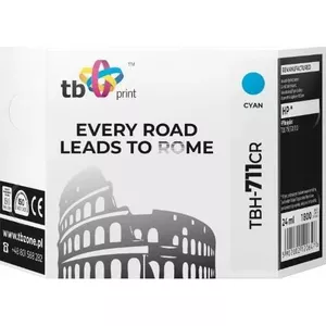 Картридж TB Print HP DesignJet T530 TBH-711CR Голубой