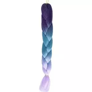 Synthetic Ombre Braided Hair Extensions Iso Trade W10342 — non-black to purple