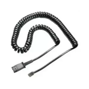 Plantronics POLY 2.5 mm to QD Gold Cable 0.45 m — headset audio connection, black