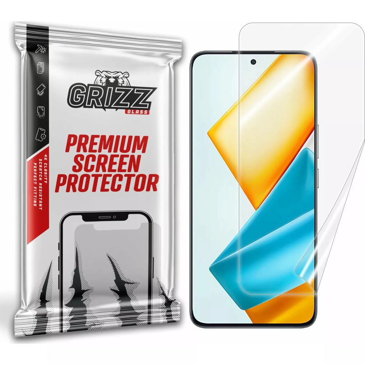 Ekrāna aizsargplēve GrizzGlass CeramicFilm priekš Honor