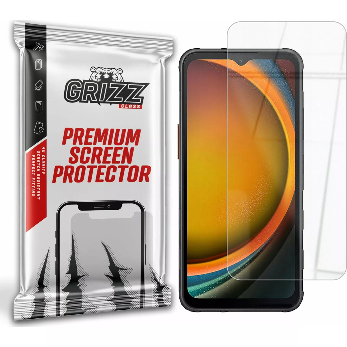 Aizsargstikls GrizzGlass HybridGlass priekš Samsung Galaxy