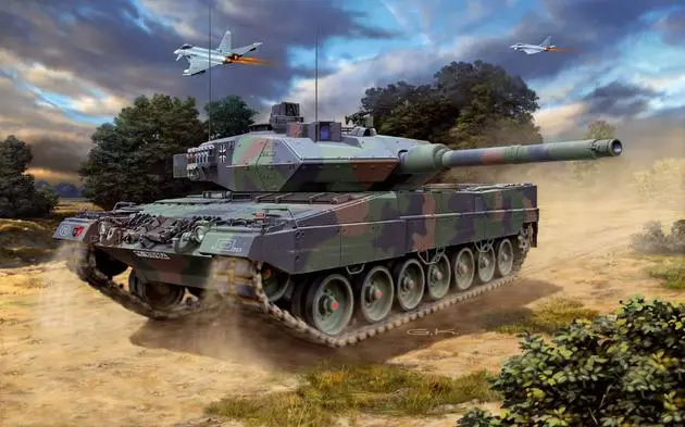 Tanka modelis REVELL Leopard 2 A6/A6M