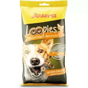 Снеки Josera Loopies с птицей Взрослая Собака Сладкий картофель Овощи 150г