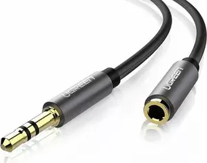 Кабель UGREEN Jack 3.5 мм — Jack 3.5 мм 1,5 м, модель UGR550BLK, черный