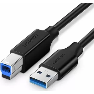 USB kabelis UGREEN USB-B uz USB-A 1 m melns (UGR1156BLK)