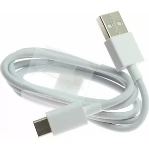 USB-A to USB-C cable Partner Tele.com — Gray, standard USB data/charging cable