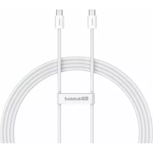 USB-C to USB-C cable Baseus 2 m White — 30 W USB PD, 480 Mbps data transfer