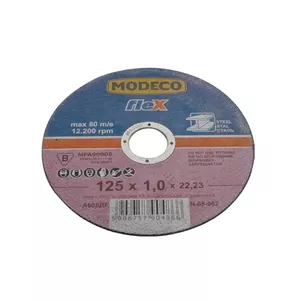 Cutting Disc for Metal MODECO 125 mm MN-68-967, flat design