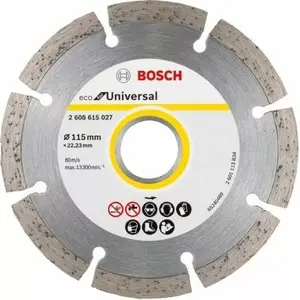 Алмазный отрезной диск 115 мм Bosch 2608615027 для точной резки камня и бетона