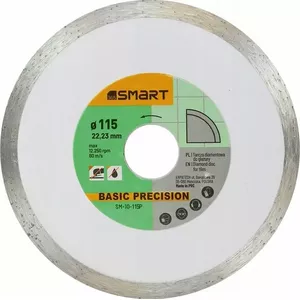 Diamond Cutting Disc Smart SM-10-115P, 115 mm (basic precision) for angle grinders