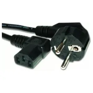 Кабель питания Gembird PC-186A-VDE 1.8 м 10 А Черный