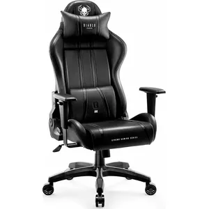 Gaming chair Diablo Chairs X-ONE 2.0 NORMAL — black, ergonomic seating for PC and console