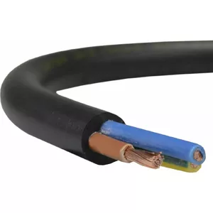 Electric flexible cable Elektrokabel H05VV-F 3x0.75 mm² 3-core for indoor appliances and light fixtures