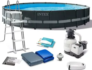 Frame Pool Intex 610 cm 11-in-1 (model S8901653) — Large Outdoor Above-Ground Pool 610cm