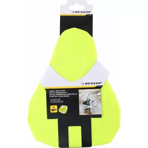 Atstarojošs velosipēda sēdekļa pārvalks DUNLOP 260×230 mm sēdekļa aizsardzībai un redzamībai