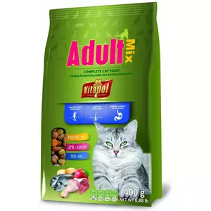 Корм для кошек vitapol Adult 400 г — полноценный сухой корм для взрослых кошек