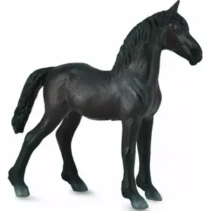 Collecta figurine Friesian Foal black model 004-88815 — realistic toy horse collectible